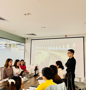 Buổi đào tạo sản phẩm rượu vang tại FBC Group