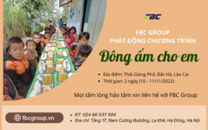 FBC Group phát động chương trình "Đông ấm cho em"