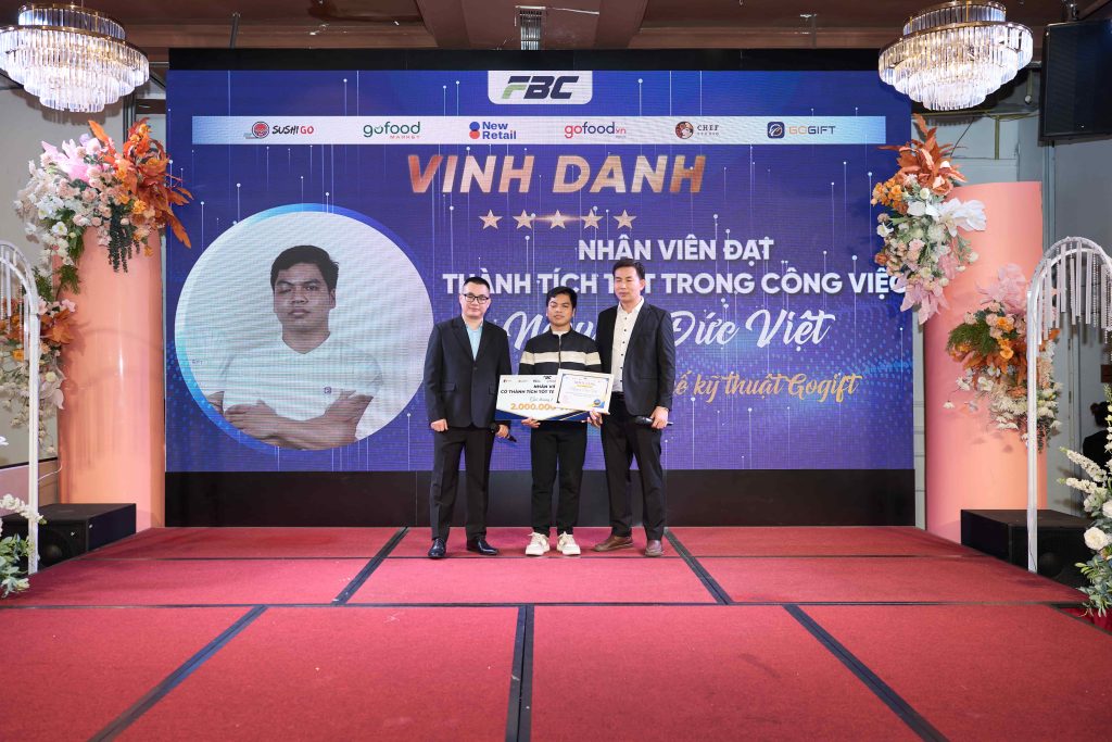 Vinh danh Nhân viên có thành tích tốt trong công việc năm 2024