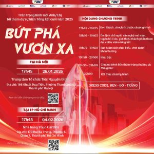 Thiệp mời tham dự chương trình YEP 2025 "Bứt phá - Vươn xa"